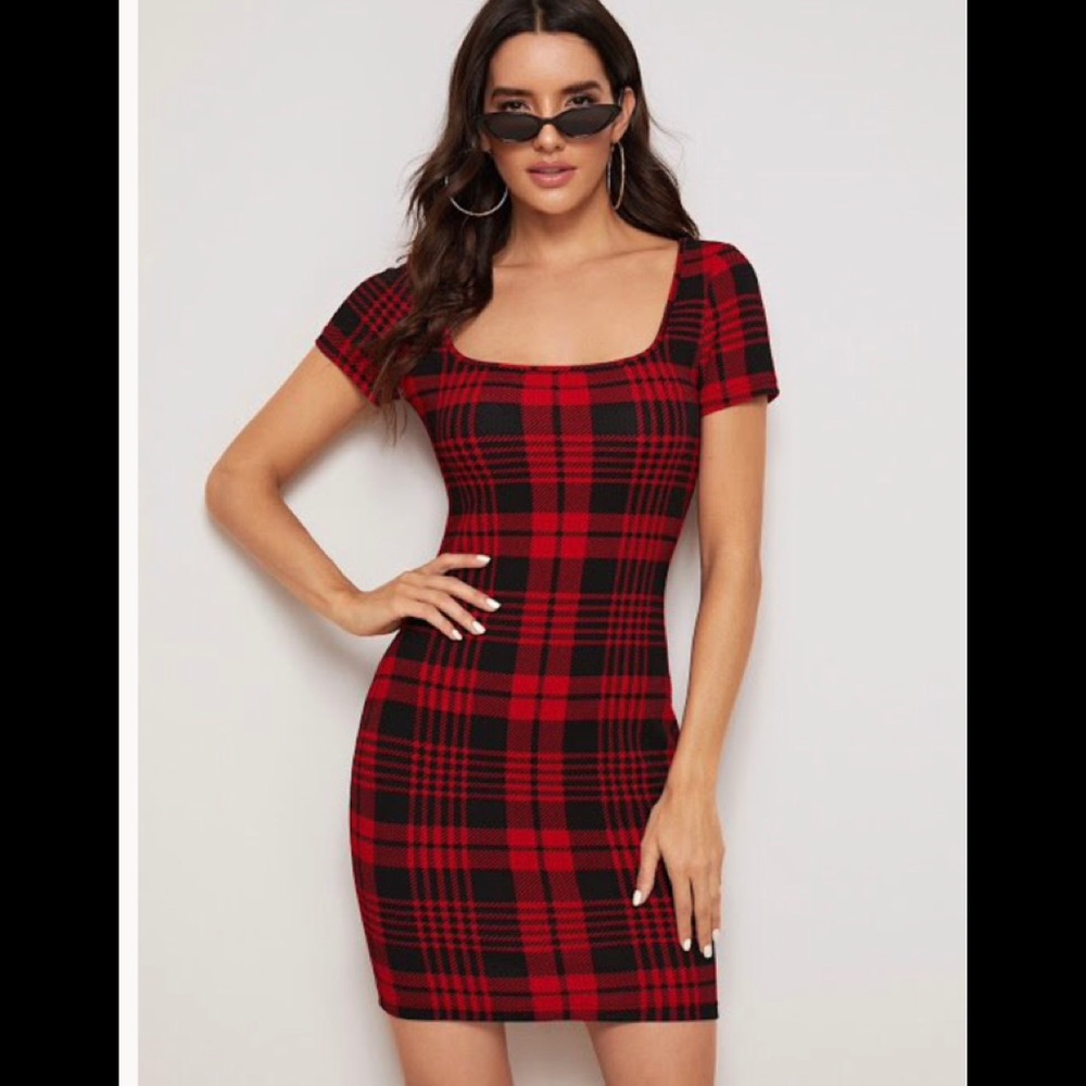 latest collections women's red and black dresses